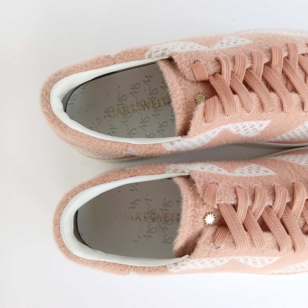 Stuart Weitzman Hartlee Knit Sneakers Size 40 - Picture 9 of 11